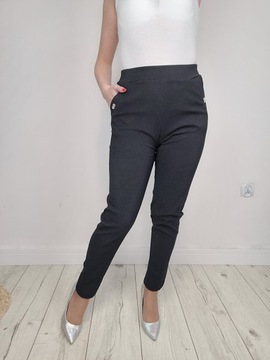 XXL-6XL Eleganckie spodnie damskie gładkie KOLORY