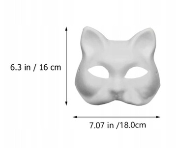 Маска для лица «Кошка» своими руками Детские маски 6 шт.