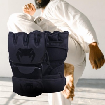 Rękawice Mma Sparring Gear Rękawice Kickboxing Czarne
