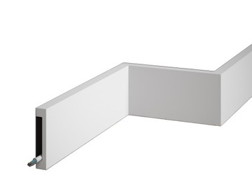 Listwa podłogowa biała Mardom MD009 10 cm