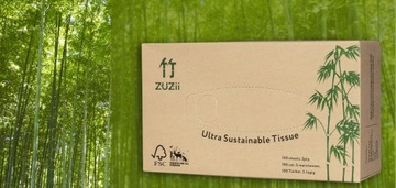 ZUZii 5 бамбуковых салфеток в упаковке Eco Eco