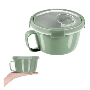 Lunchbox kubek z uchwytem Curver 0,9L zielony