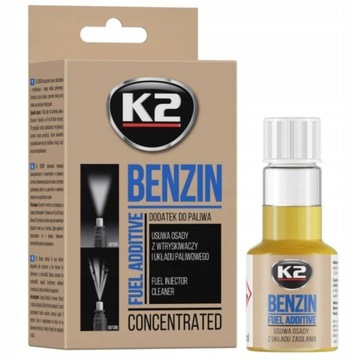 K2 BENZIN do Czyszczenia Wtrysków Benzyna 50ml