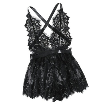 Sexy Lingerie Dress Perspective Lace pajamas