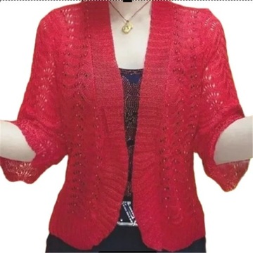 Summer Ice Silk Knitted Sunscreen Coat 2023 New Lo