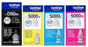 Tusze Brother zestaw BTD60 BT5000C BT5000M BT5000Y