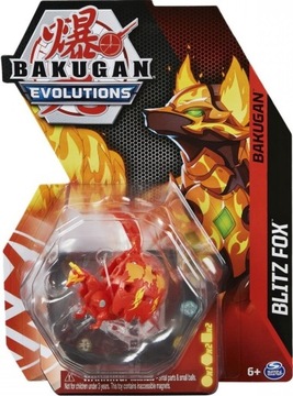 BAKUGAN EVOLUTIONS FIGURKA KULA PYRUS BLITZ FOX