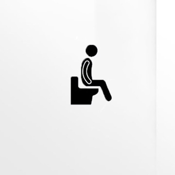 5 шт. забавные наклейки для туалета, украшение для дома своими руками