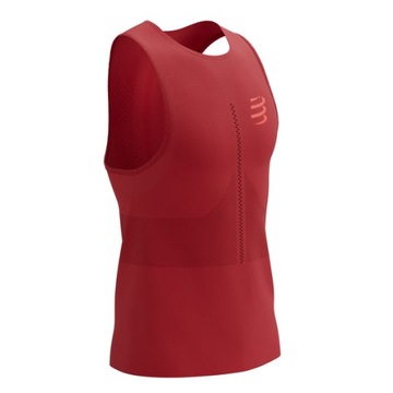 COMPRESSPORT PRO RACING SINGLET красная футболка для бега samba XL