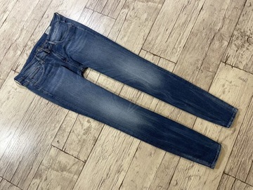 G-STAR RAW 3301 Spodnie Męskie Jeans RURKI stratch W34 L33 pas 90 cm