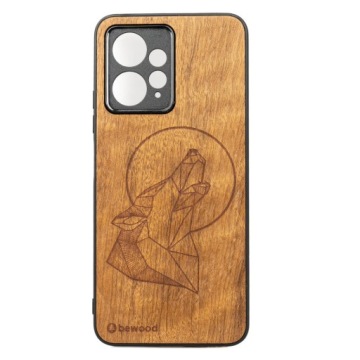 Dřevěné Pouzdro Bewood Redmi Note 12 4G Wilk Imbuia