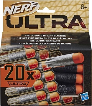 NERF ULTRA STRZAŁKI 20 SZT. ZASIĘG 33 METRY E6600