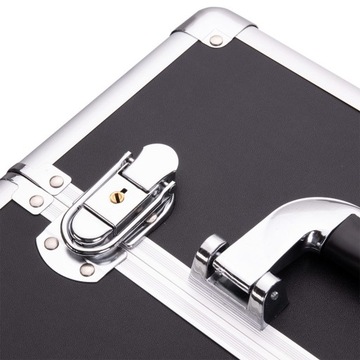 Косметичка, лак, лампа, XXXL 4-в-1, большой кейс, чемодан на колесах