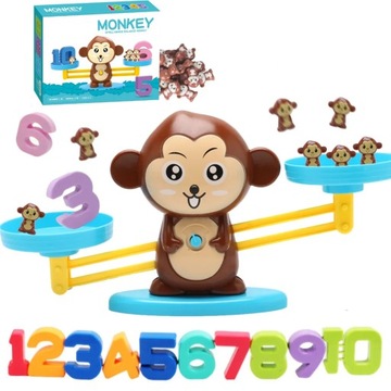 WAGA NAUKA LICZENIA DLA DZIECI MATEMATYKA ZABAWKA GRA MATEMATYKI MONTESSORI
