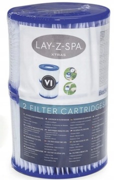 8 X Filtry Filtr do Pompy JACUZI Wkład Filtrujący Dżakuzi BESTWAY VI 60311