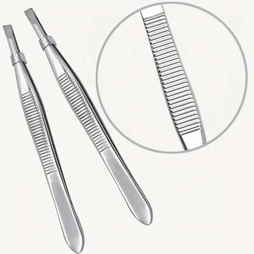 ПРОФЕССИОНАЛЬНЫЕ ЩИПЦЫ ДЛЯ РЕСНИЦ ДЛЯ ТОЧНОЙ РЕГУЛИРОВКИ ФОРМЫ БРОВЕЙ 10 шт.