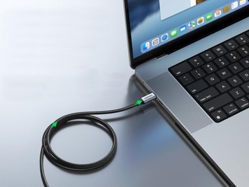 KABEL PRZEDŁUŻACZ PRZEDŁUŻKA USB-C ADAPTER OPLOT PRZEDŁUŻAJĄCY PRZEWÓD 2m