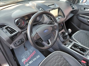 Ford Kuga II SUV Facelifting 1.5 TDCi 120KM 2017 Ford Kuga VIGNALE Full LED El.fotele Kamera Elektryka Tempomat Sensor Alu, zdjęcie 9