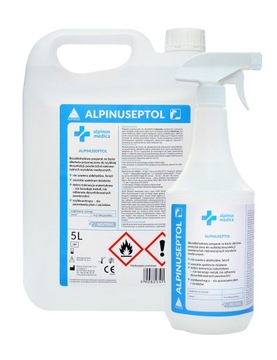 Szybka dezynfekcja powierzchni w płynie Alpinuseptol neutral 5l+1l