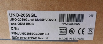 ADVANTECH UNO-2059GL UNO2059GL ! НОВЫЙ!