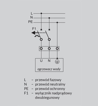 Мгновенный водонагреватель Wijas 3,5 кВт