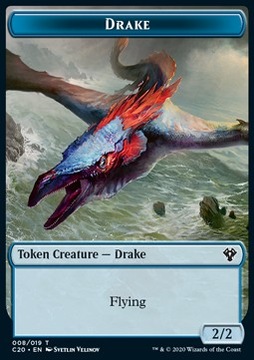 Drake // Human Soldier Token (Commander: Ikoria)