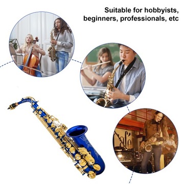 Eb-альт-саксофон Brass E Flat Sax 802, тип тональности