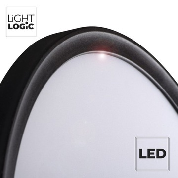 Светодиодный потолочный светильник LIGHTLOGIC LL PLAFON02 O 11.8W B черный 1260лм круглый