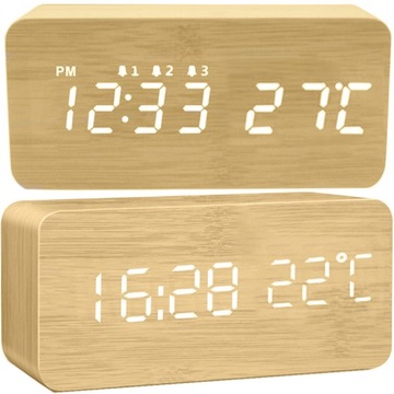 Термометр будильника Электронные часы