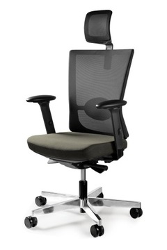 Fotel FORTE Brązowy Biurowy Krzesło Ergonomiczny