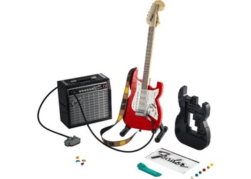 LEGO IDEAS GUITAR и FENDER STRATOCASTER STOVE 21329