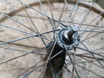 ВИНТАЖНЫЕ ВЕЛОСИПЕДНЫЕ КОЛЕСА ROMET 425 ММ ДИСКИ ПЕРЕДНИЕ PRL