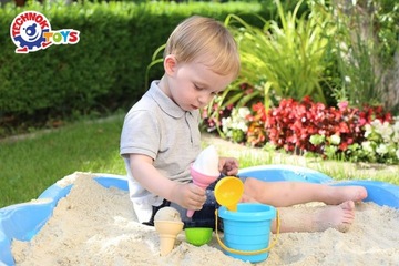 НАБОР ВЕДРО ДЛЯ ПЕСКА + ФОРМОВКИ ДЛЯ МОРОЖЕНОГО 5736