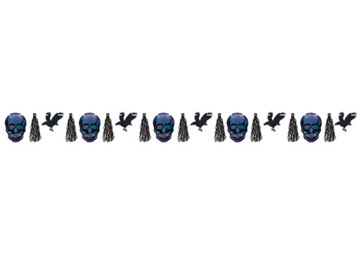 Girlanda z frędzelkami Czacha Halloween