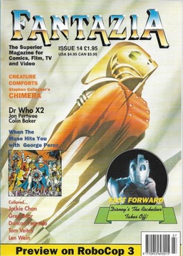 FANTAZIA MAGAZYN FILM KINO / KOMIKS 14/1991 j.ang