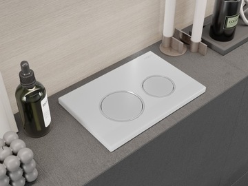 MEXEN FENIX 07 XS PRZYCISK DO STELAŻA WC BIAŁY MATOWY