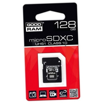 КАРТА ПАМЯТИ MICROSDXC 128 ГБ GOODRAM CL 10 UHS-I