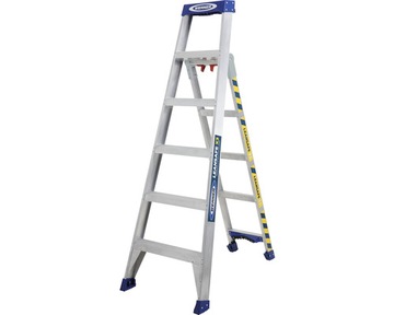 ALUMINIOWA DRABINA ROZSTAWNA WERNER LEANSAFE X3