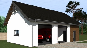 PROJEKT GARAŻU DWUSTANOWISKOWEGO G32L