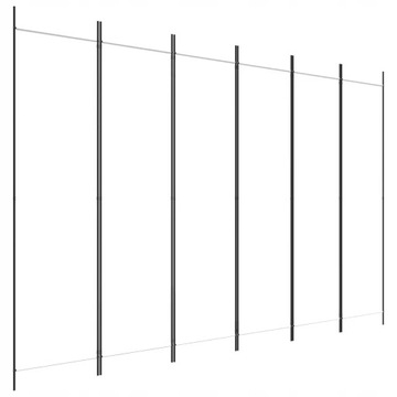 PARAWAN 6-PANELOWY TKANINA AMTRACYTOWY 300X200CM