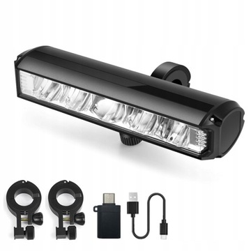 6000LM Lampka Rowerowa 5 LED USB TYLNA LATARKA