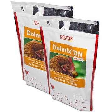 DOLMIX DN DRINK WITAMINY DLA KUR NIOSEK 500g -2PAK