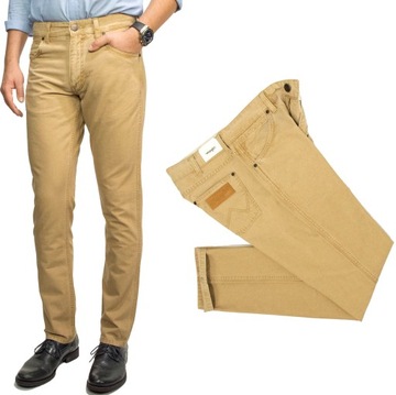 Wrangler Greensboro Tigers Eye spodnie męskie W38 L32