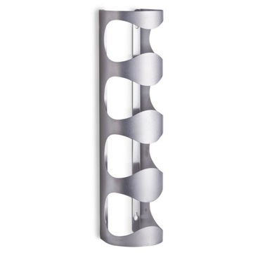 ŚCIENNY REGAŁ NA WINO, WINA - 4 BUTELKI stojak