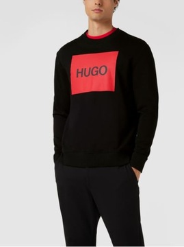 HUGO BOSS markowa męska bluza oryginalna BLACK rozmiar L