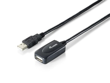 Equip 133311 kabel USB 15 m USB 2.0 USB A Czarny