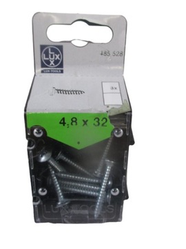 Wkręt wkręty podkładkowy montażowy 4,8x32mm 8szt