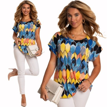 Śliczna Elegancka BLUZKA DAMSKA Dużo Kolorów Rozmiarów POLSKI PRODUKT