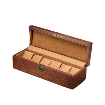 Watch Box 6 Slot Display Case Organizer Storage