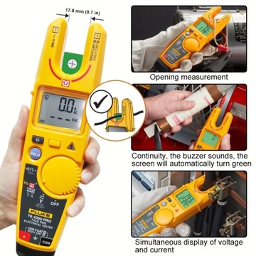 Электрический тестер Fluke T6-1000 pro Fieldsense, 1000 В переменного/постоянного тока, истинное среднеквадратичное значение и то и другое